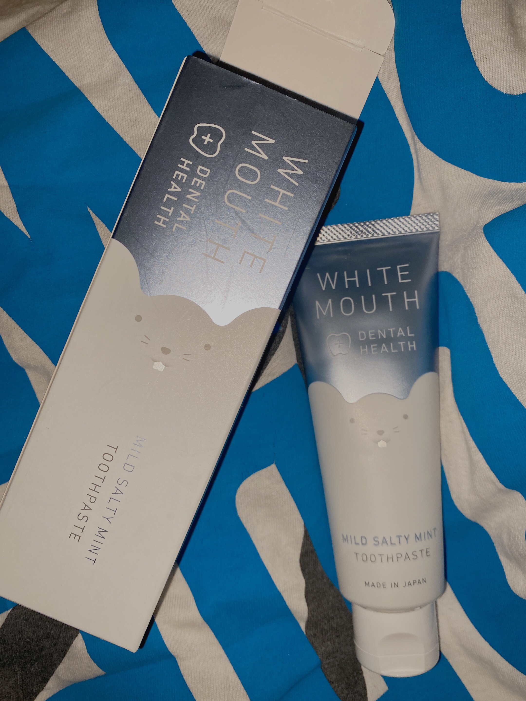 ホワイトマウス デンタルヘルス トゥースペースト マイルドソルティミント/ホワイトマウス/歯磨き粉を使ったクチコミ（1枚目）