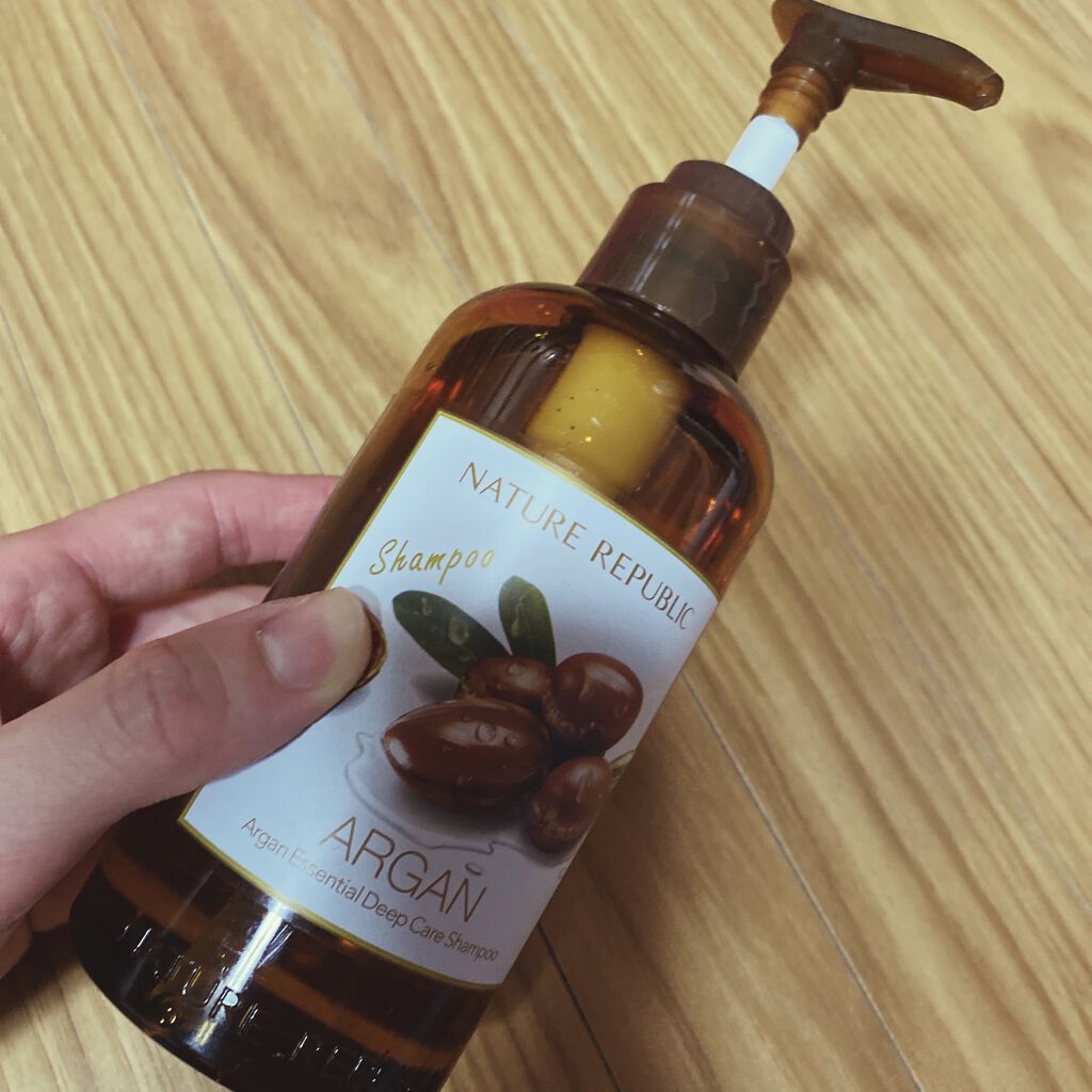 アルガンエッセンシャル ディープケア シャンプー/ネイチャーリパブリック/市販シャンプーを使ったクチコミ（1枚目）