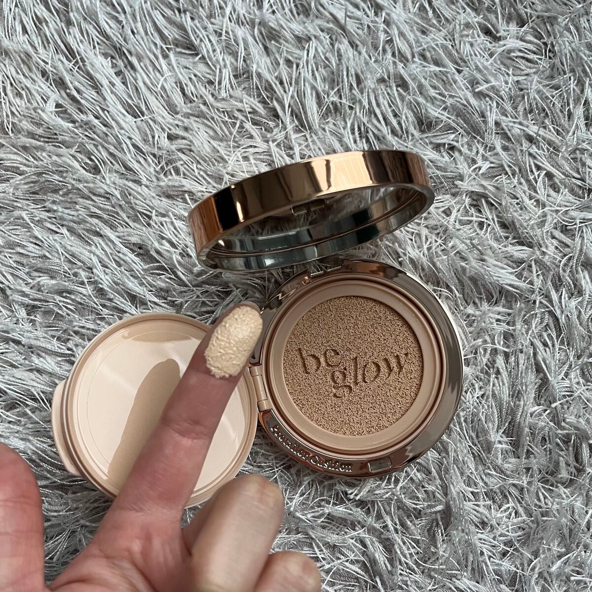 プロテーラービーグロウクッション ニュークラス/espoir/クッションファンデーションを使ったクチコミ(5枚目)