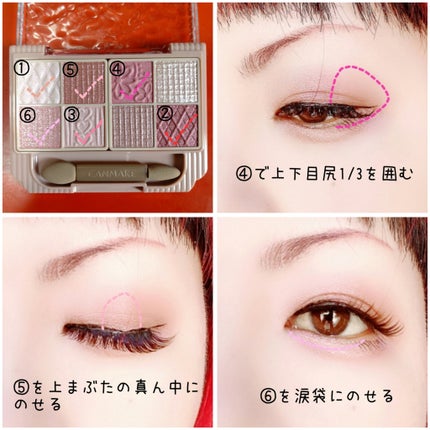 プティパレットアイズ/キャンメイク/パウダーアイシャドウを使ったクチコミ(3枚目)