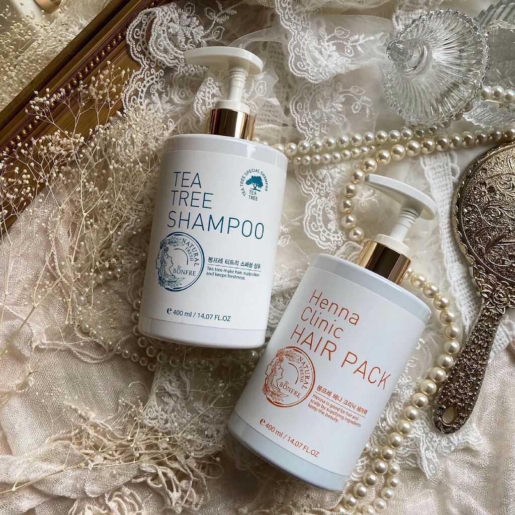 BONFRE TEA TREE SHAMPOO/NICHIRICH/市販シャンプーを使ったクチコミ(1枚目)