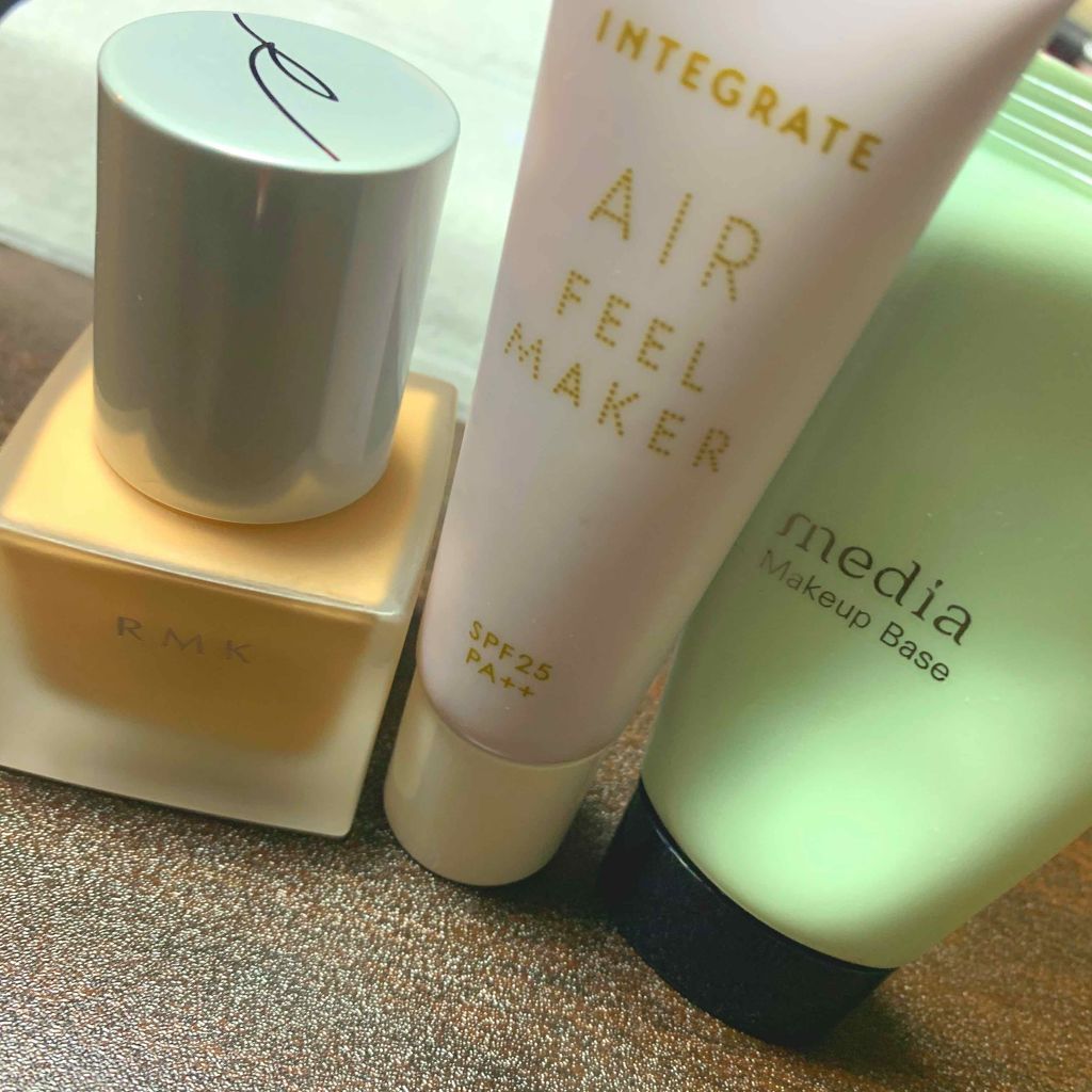 メイクアップベースS(グリーン)/media/化粧下地を使ったクチコミ（1枚目）