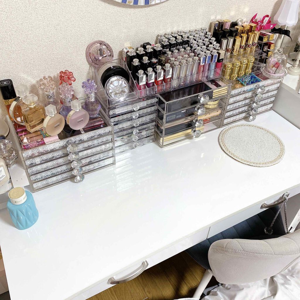 重なるアクリルケース２段引出・大/無印良品/その他化粧小物を使ったクチコミ（1枚目）