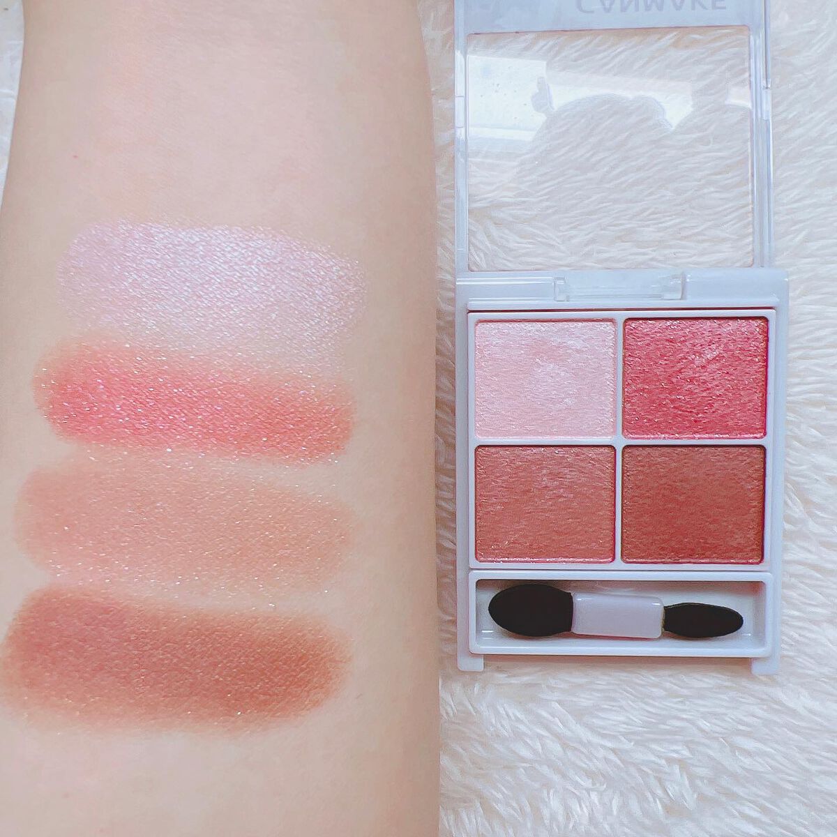 シルキースフレアイズ/キャンメイク/アイシャドウパレットを使ったクチコミ(5枚目)