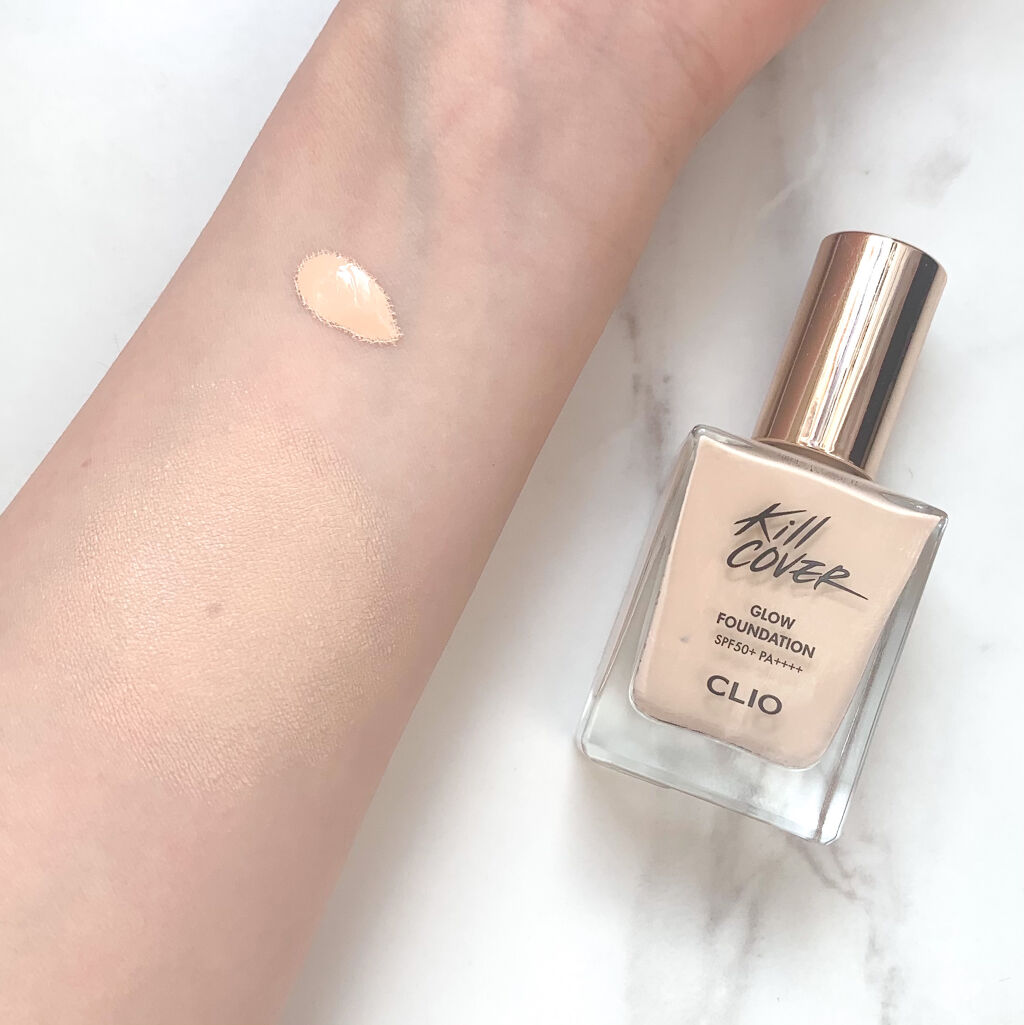 キルカバー グロウ ファンデーション/CLIO/リキッドファンデーションを使ったクチコミ（1枚目）