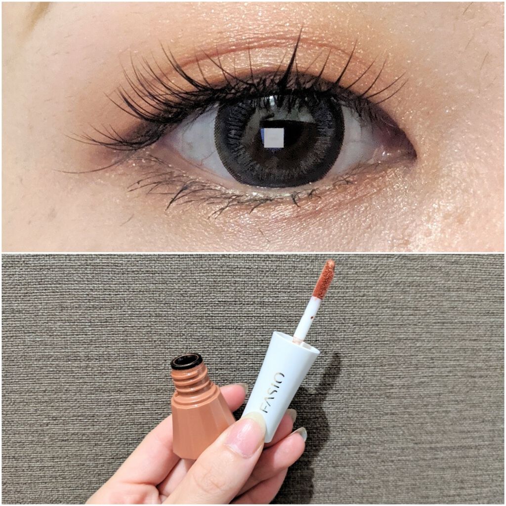 リキッドアイカラー WP 濃密発色タイプ/FASIO/リキッドアイシャドウを使ったクチコミ（3枚目）