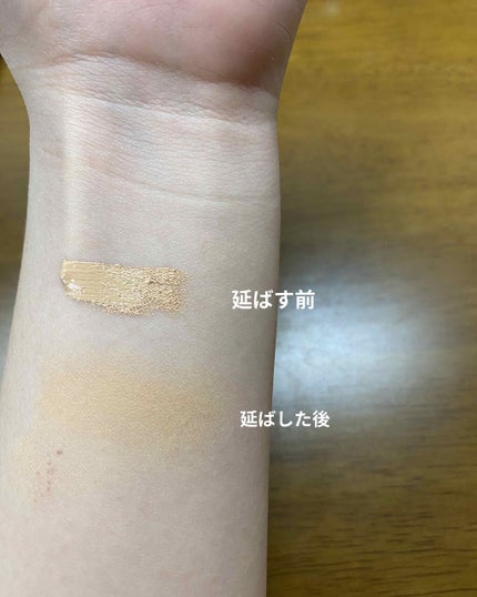 カバー&ストレッチコンシーラー UV 02 ナチュラルベージュ(新)/キャンメイク/リキッドコンシーラーを使ったクチコミ(2枚目)