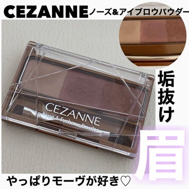 ノーズ＆アイブロウパウダー/CEZANNE/パウダーアイブロウを使ったクチコミ（1枚目）