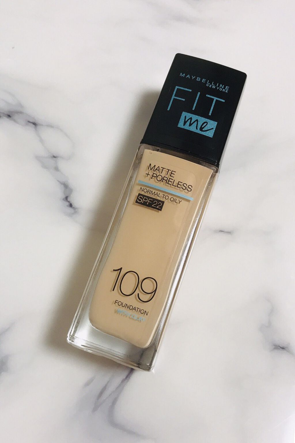 フィットミー リキッドファンデーション R 109/MAYBELLINE NEW YORK/リキッドファンデーションを使ったクチコミ（1枚目）