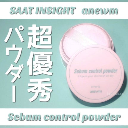 アニューム セバム コントロール パウダー/saat insight/ルースパウダーを使ったクチコミ(1枚目)