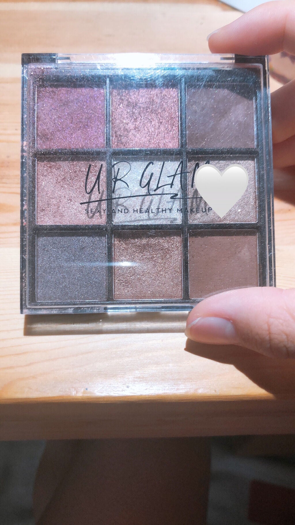 UR GLAM BLOOMING EYE COLOR PALETTE/U R GLAM/アイシャドウパレットを使ったクチコミ(4枚目)