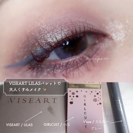 Petits Fours - Lilas/VISEART/アイシャドウパレットを使ったクチコミ(1枚目)