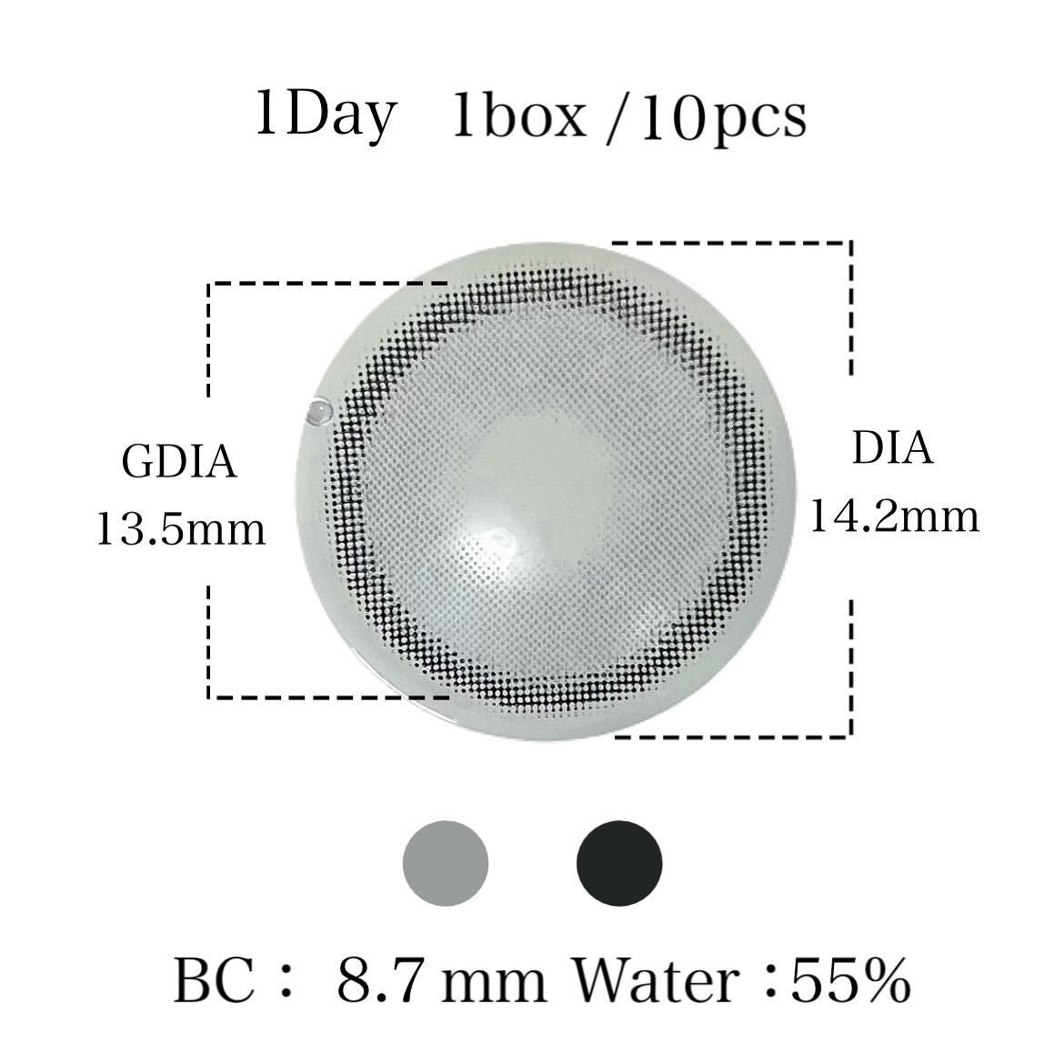 サンドシリーズ/LENSSIS/カラーコンタクトレンズを使ったクチコミ(3枚目)