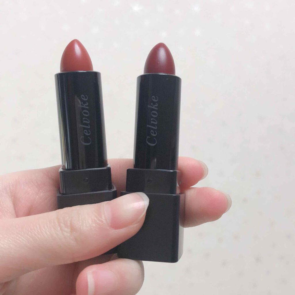 ディグニファイド リップス/Celvoke/口紅を使ったクチコミ（3枚目）
