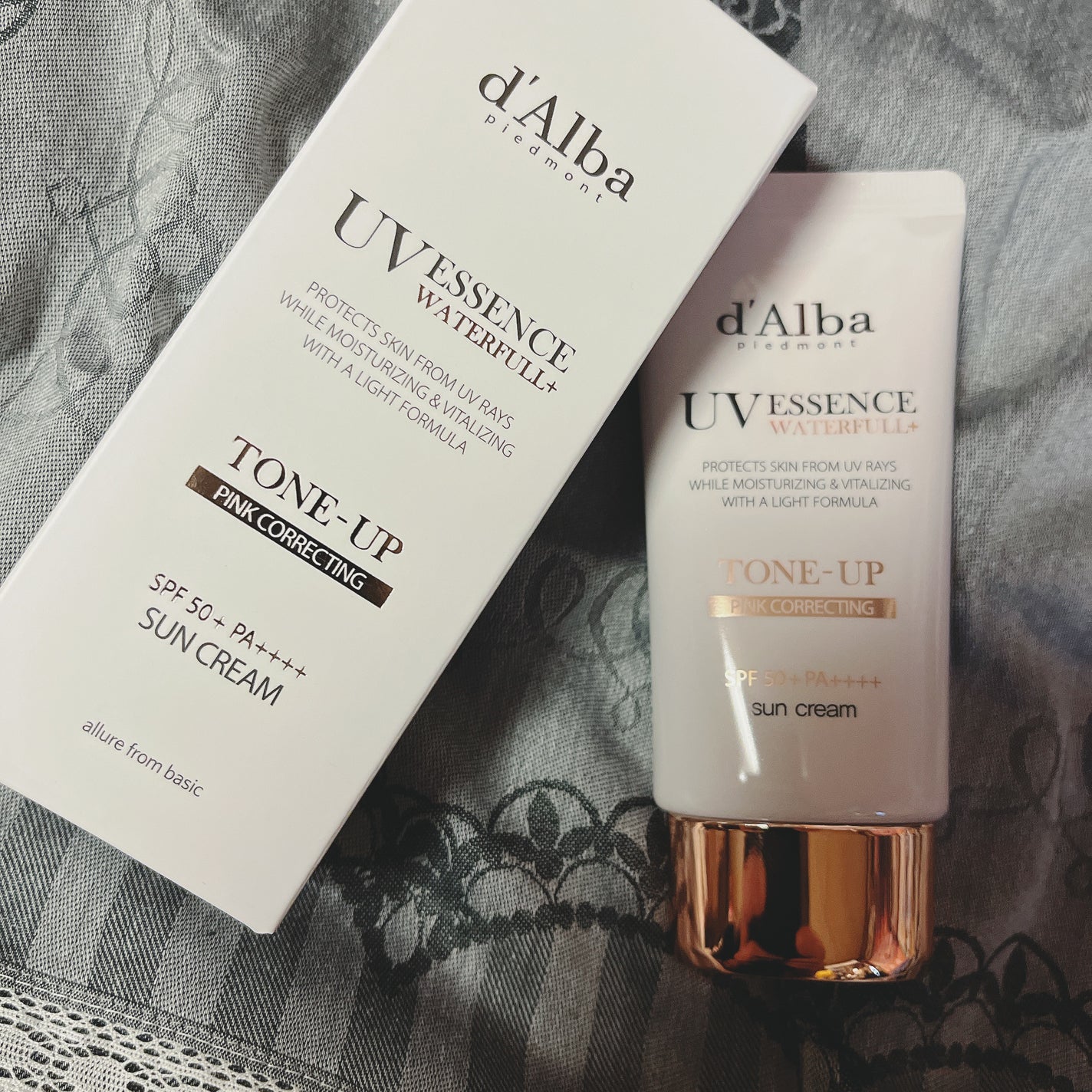 ウォータフルトーンアップサンクリーム/ダルバ/日焼け止めクリームを使ったクチコミ(1枚目)