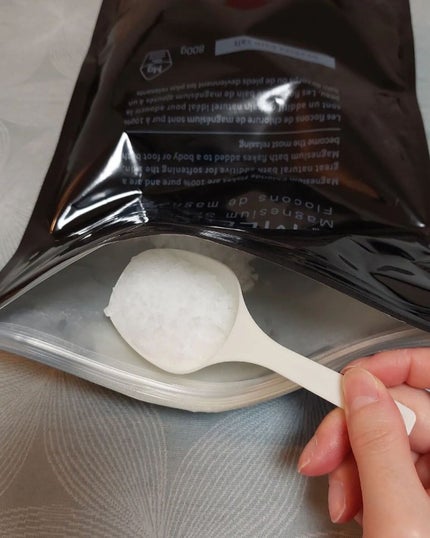 マグネシウムスパフレーク/MEDICION/無機塩系入浴剤を使ったクチコミ(4枚目)