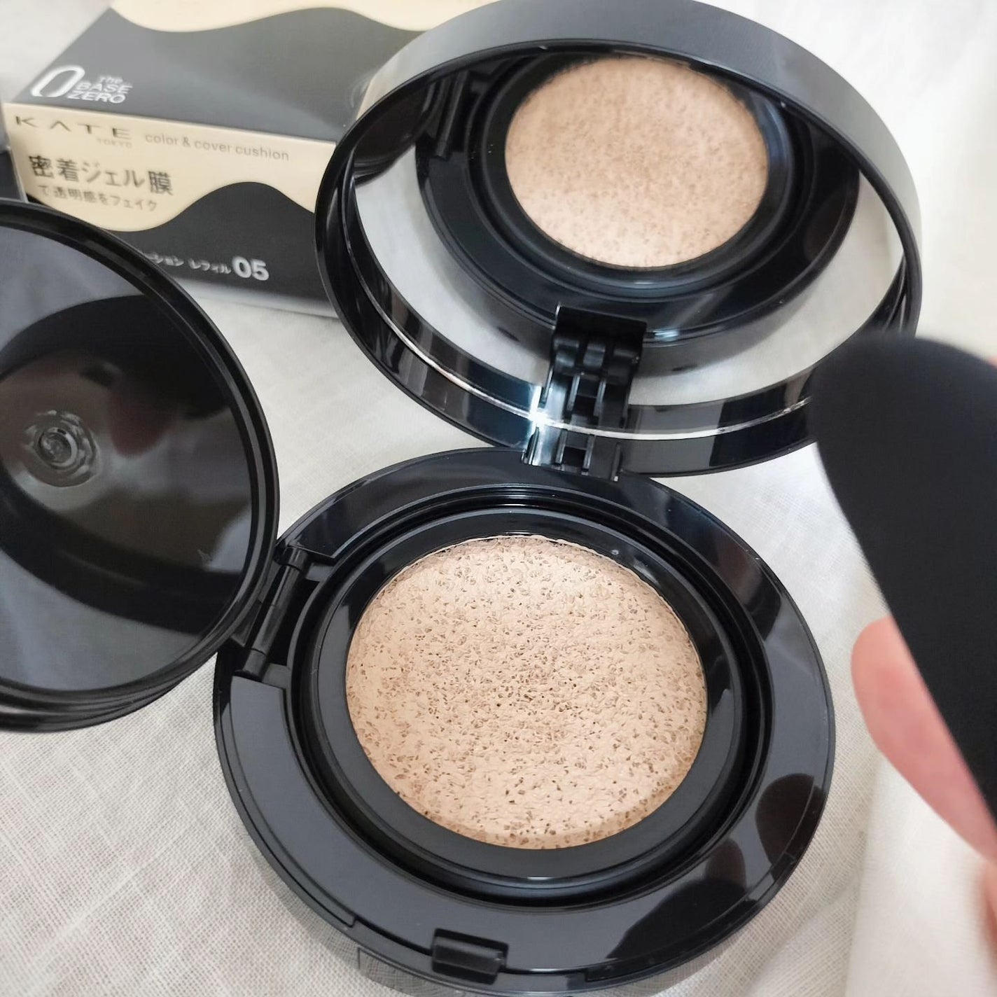ケイト カラー&カバークッション/KATE/クッションファンデーションを使ったクチコミ(2枚目)
