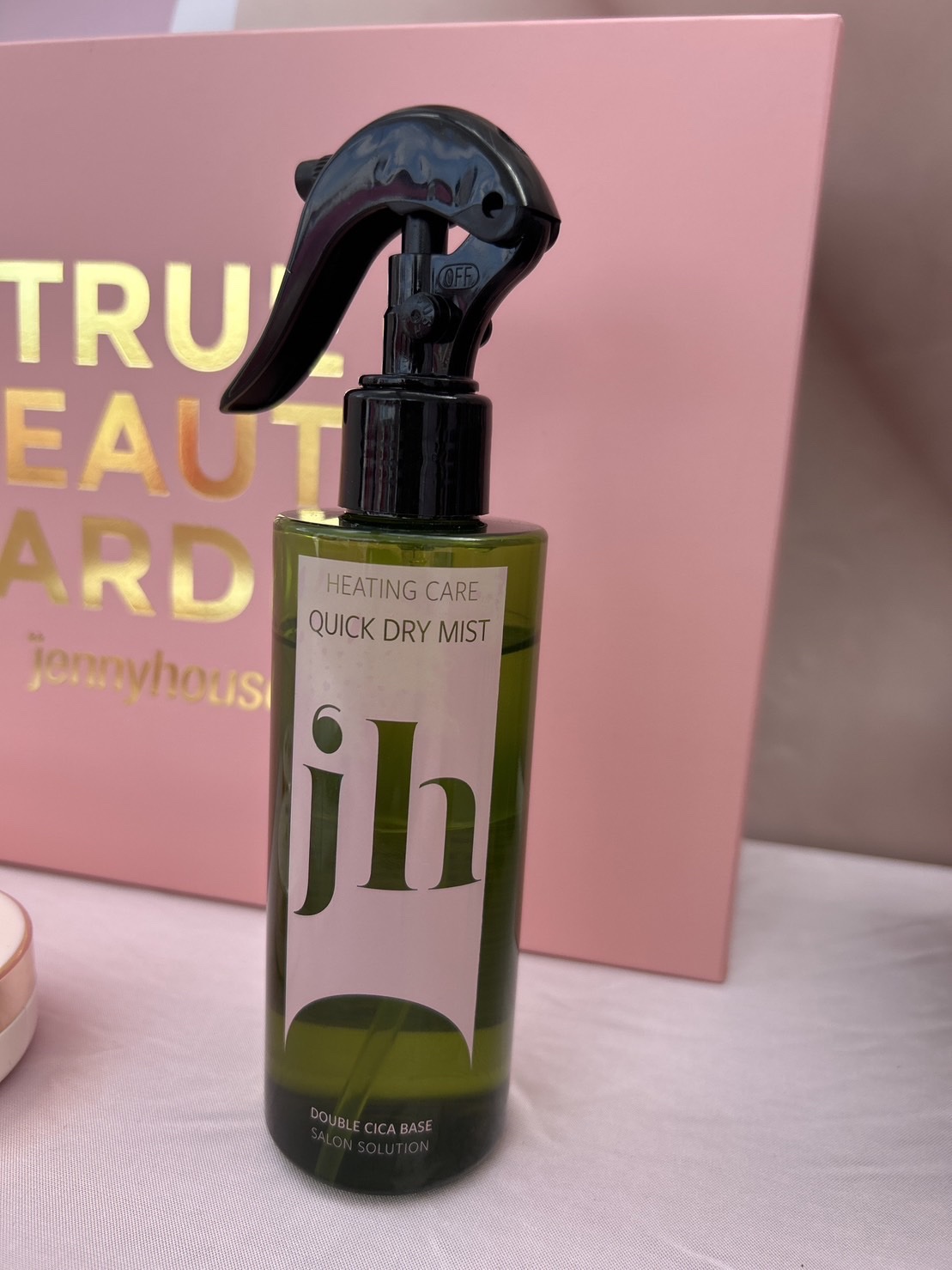 ヒーティングケアクイックドライミスト/jenny house/ヘアミストを使ったクチコミ（1枚目）