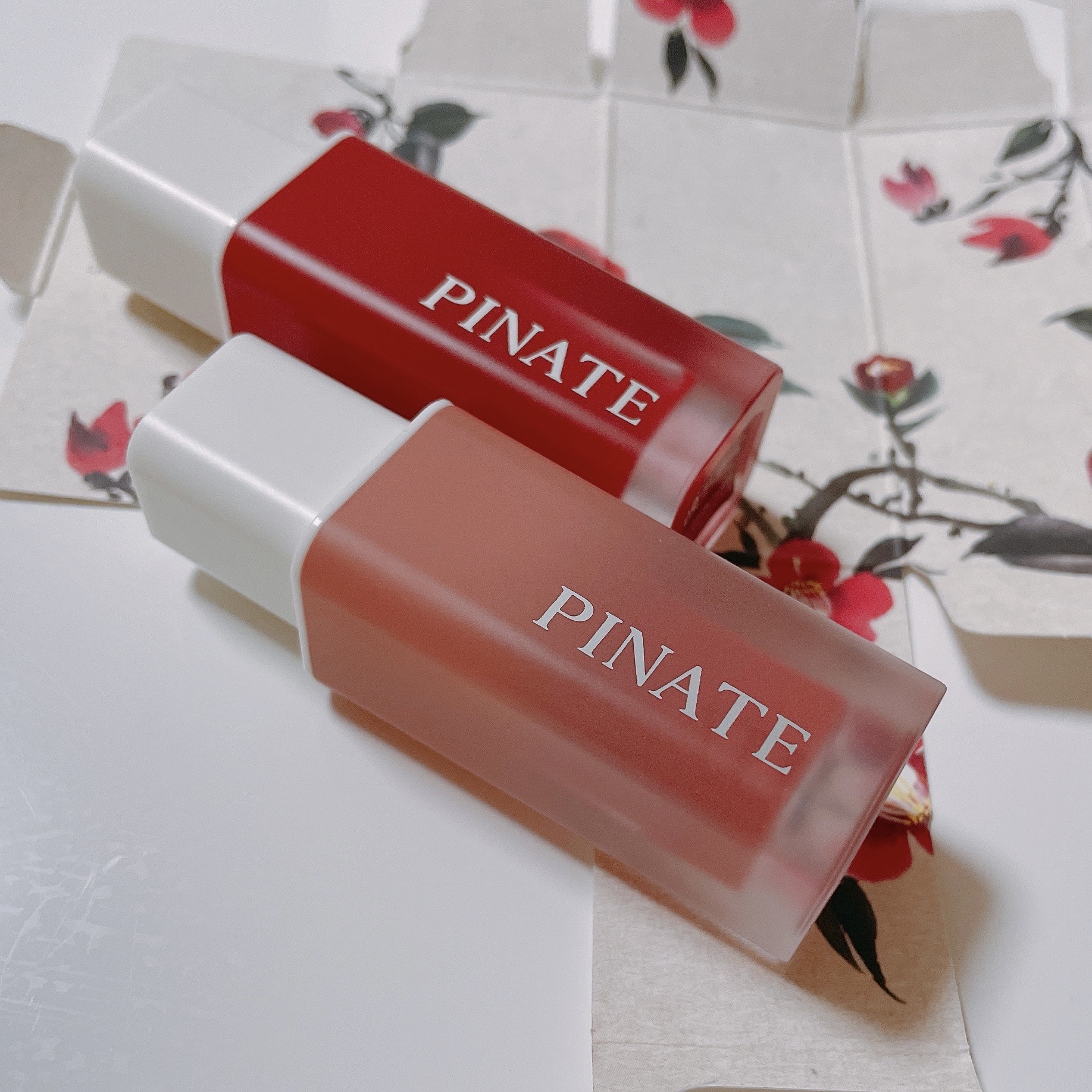 ナチュラルブルームリップオイルセラム 3色セット/PINATE/リップグロスを使ったクチコミ（1枚目）