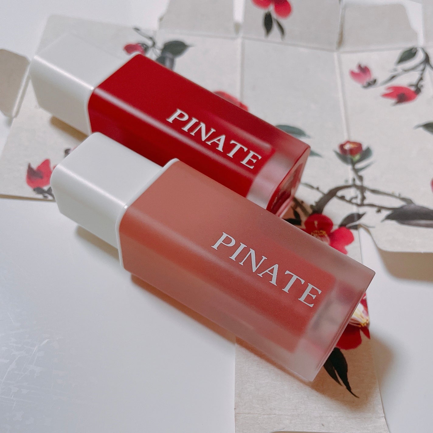 ナチュラルブルームリップオイルセラム 3色セット/PINATE/リップグロスを使ったクチコミ(1枚目)