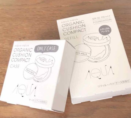 オーガニッククッションコンパクト/アクア・アクア/クッションファンデーションを使ったクチコミ(2枚目)
