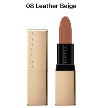 シームレスマットリップス 08 Leather Beige/LUNASOL/口紅の画像