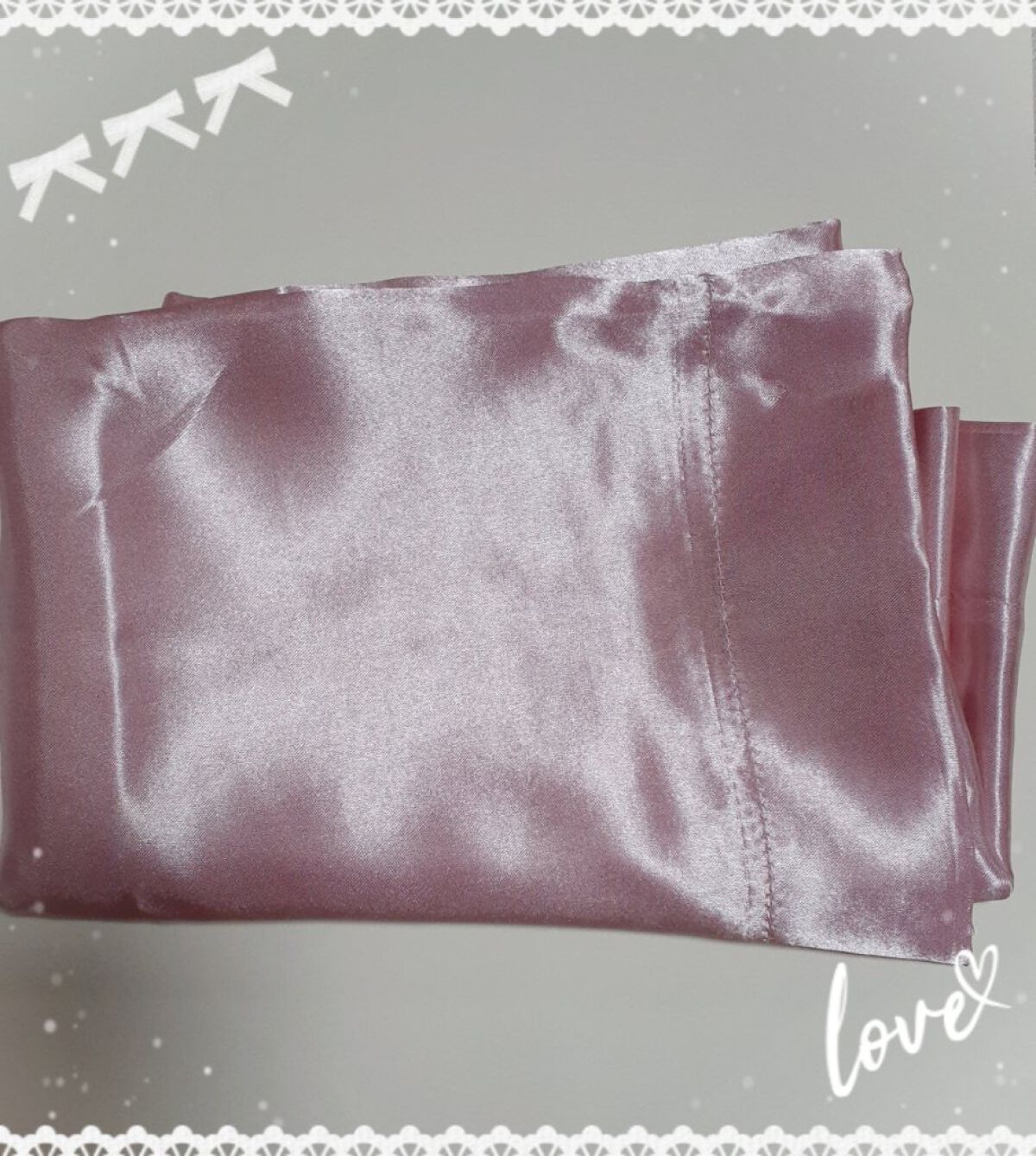 はなまり on LIPS 「シルク100%の枕カバーQoo10のメガ割で購入しました。ツル..」(1枚目)