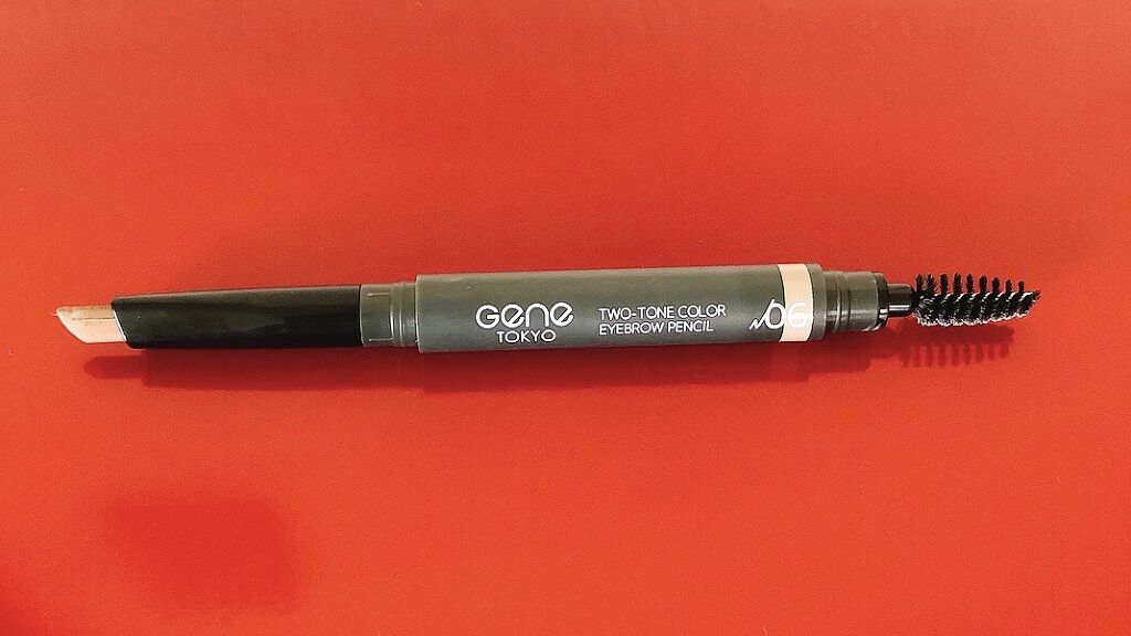 ツートンカラーアイブロウペンシル 06 ベージュ系ブラウンの髪に/GENE TOKYO/アイブロウペンシルを使ったクチコミ（2枚目）