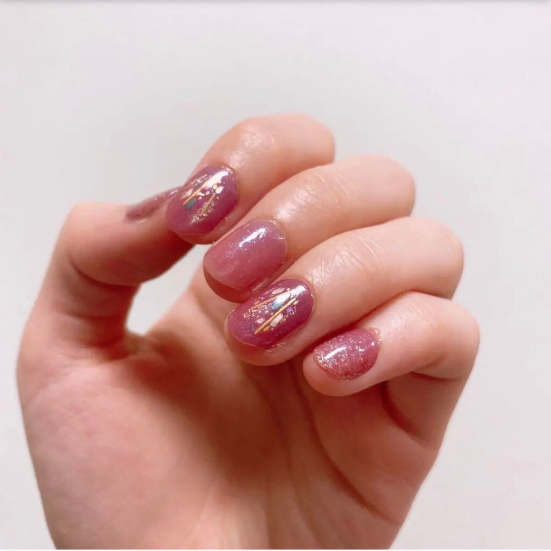 貼るジェルネイル/セリア/ネイルシールを使ったクチコミ(1枚目)