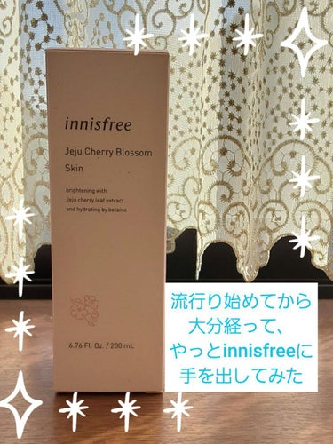 チェリーブロッサム スキン/innisfree/化粧水を使ったクチコミ（1枚目）