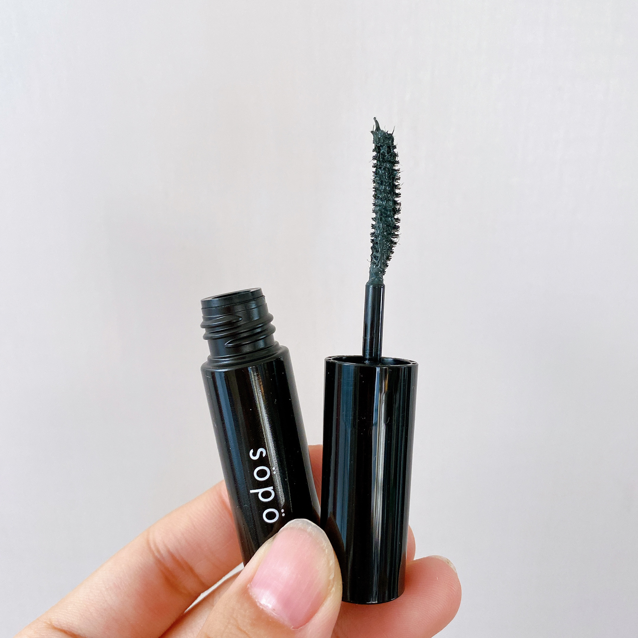 カラーマスカラ 14 ニュームーンブラック/sopo/マスカラを使ったクチコミ（3枚目）