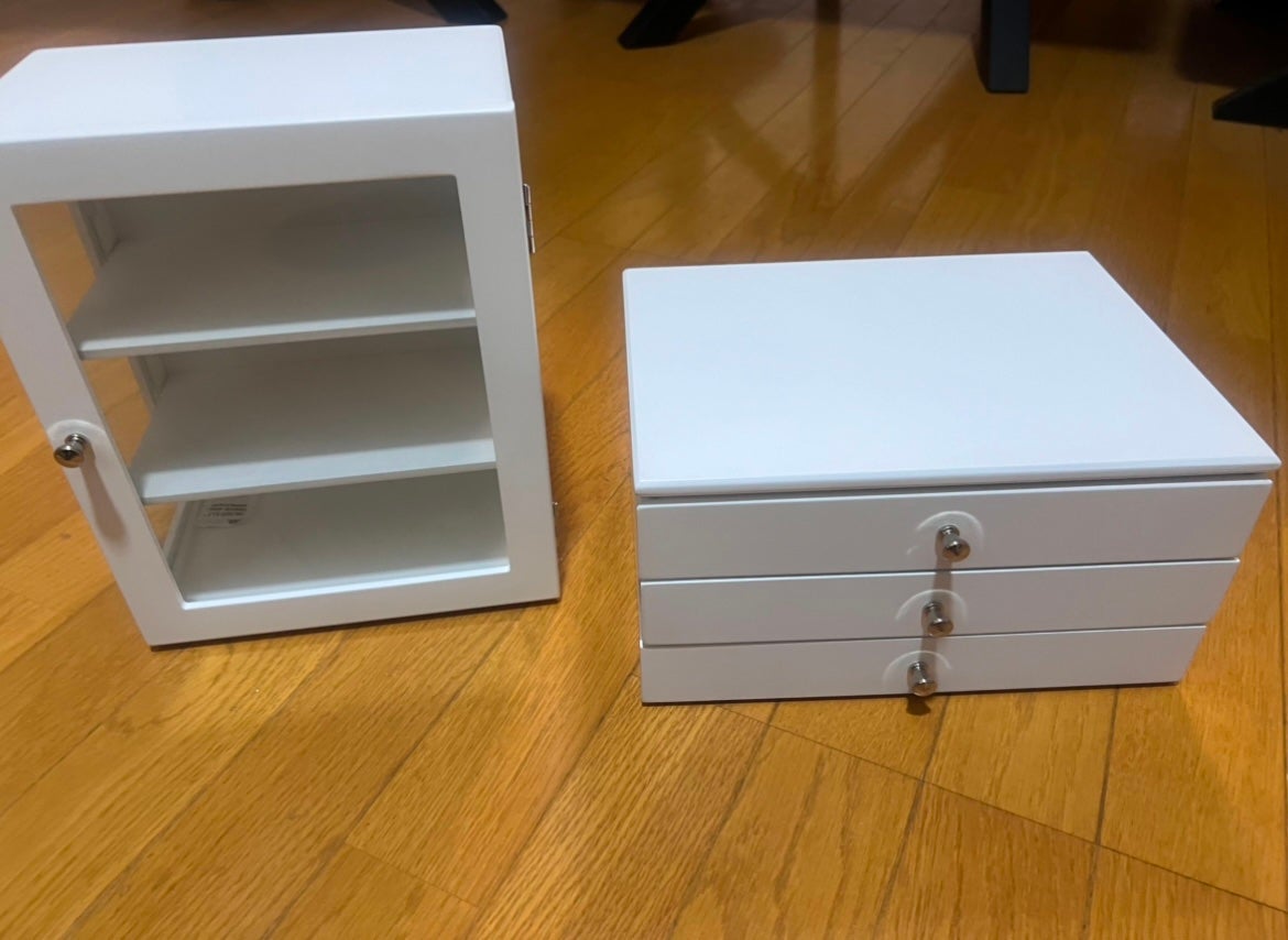 そら☁️フォロバ on LIPS 「#コスメ収納コンテスト私の愛用収納はニトリで揃ってます!中に香..」(1枚目)