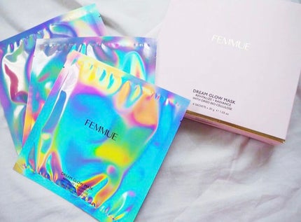 ドリームグロウマスク RR(透明感・キメ)/FEMMUE/シートマスク・パックを使ったクチコミ(3枚目)