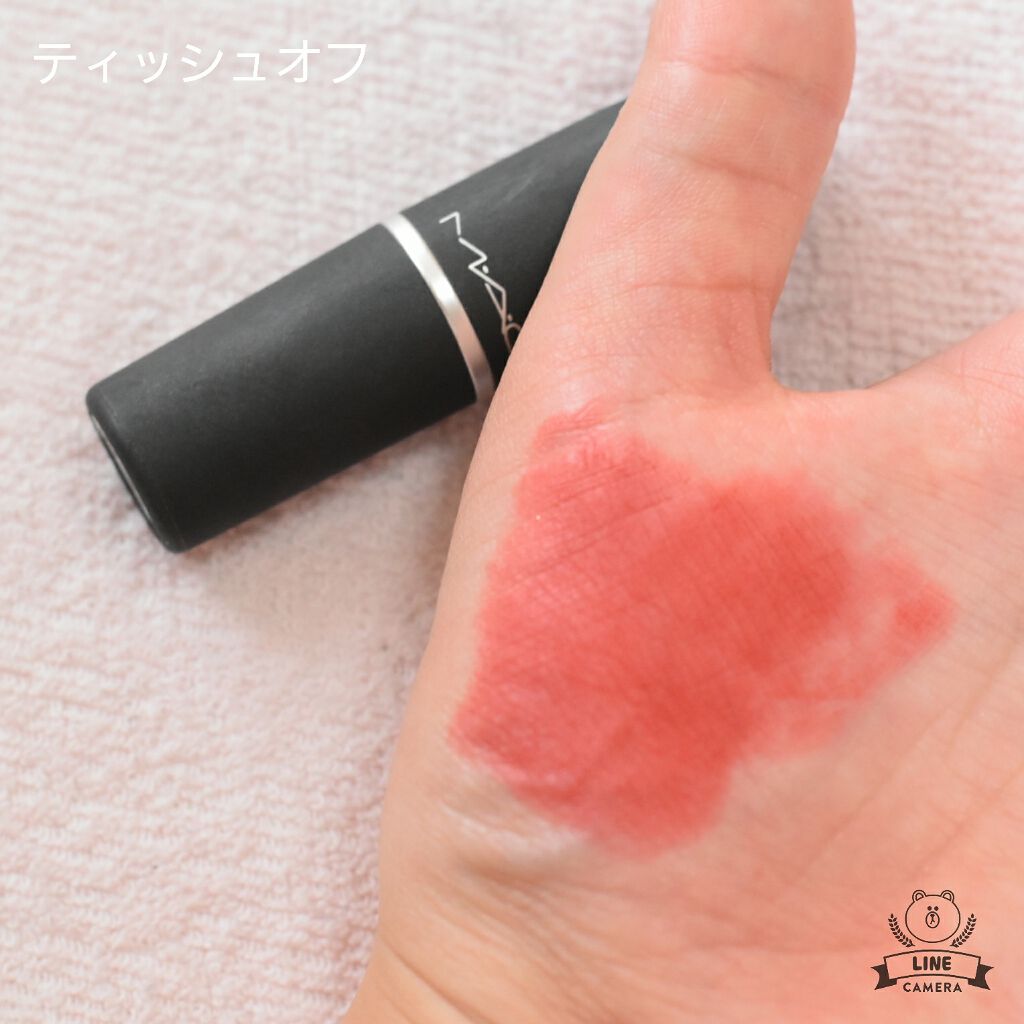 パウダーキス リップスティック/M・A・C/口紅を使ったクチコミ（3枚目）