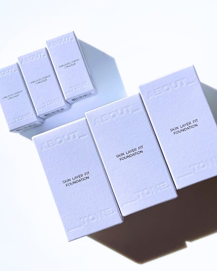 スキンレイヤーフィットファンデーション/ABOUT TONE/リキッドファンデーションを使ったクチコミ(6枚目)