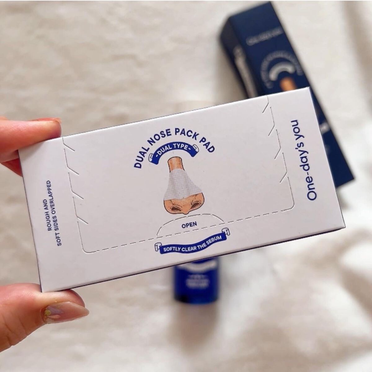 ノーモアブラックヘッド+専用デュアルコットンセット/One-day's you/スクラブ・ゴマージュを使ったクチコミ（3枚目）