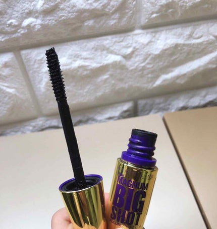 ボリューム エクスプレス マグナム ビッグショット 01 ブラック/MAYBELLINE NEW YORK/マスカラを使ったクチコミ(3枚目)