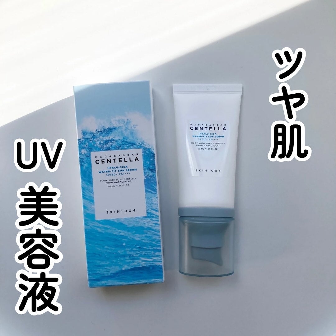 ヒアルーシカ ウォーターフィット サンセラム/SKIN1004/日焼け止めローションを使ったクチコミ(1枚目)