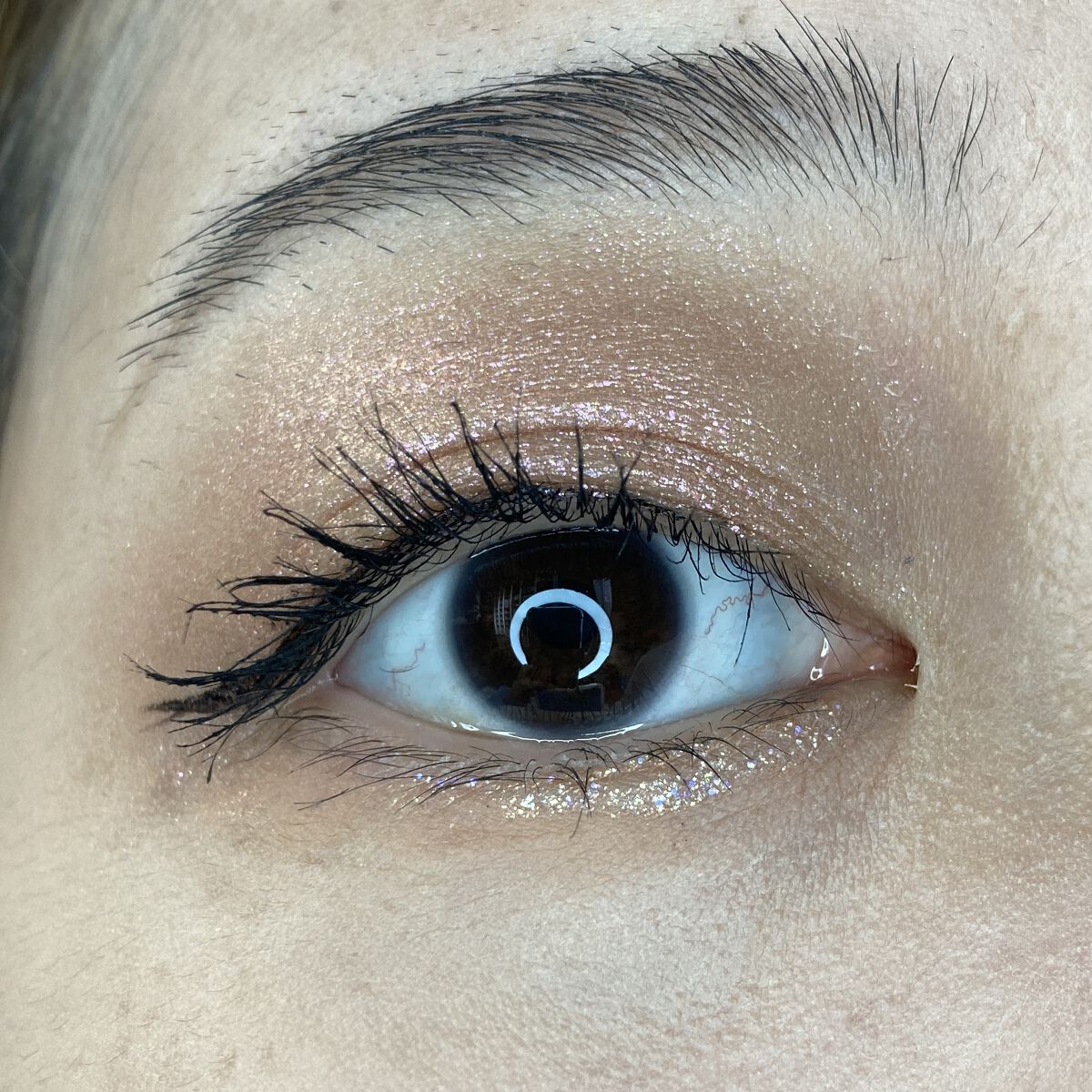 スパークル リキッド アイズ G01 starlight（スターライト）/MilleFée/リキッドアイシャドウを使ったクチコミ（1枚目）