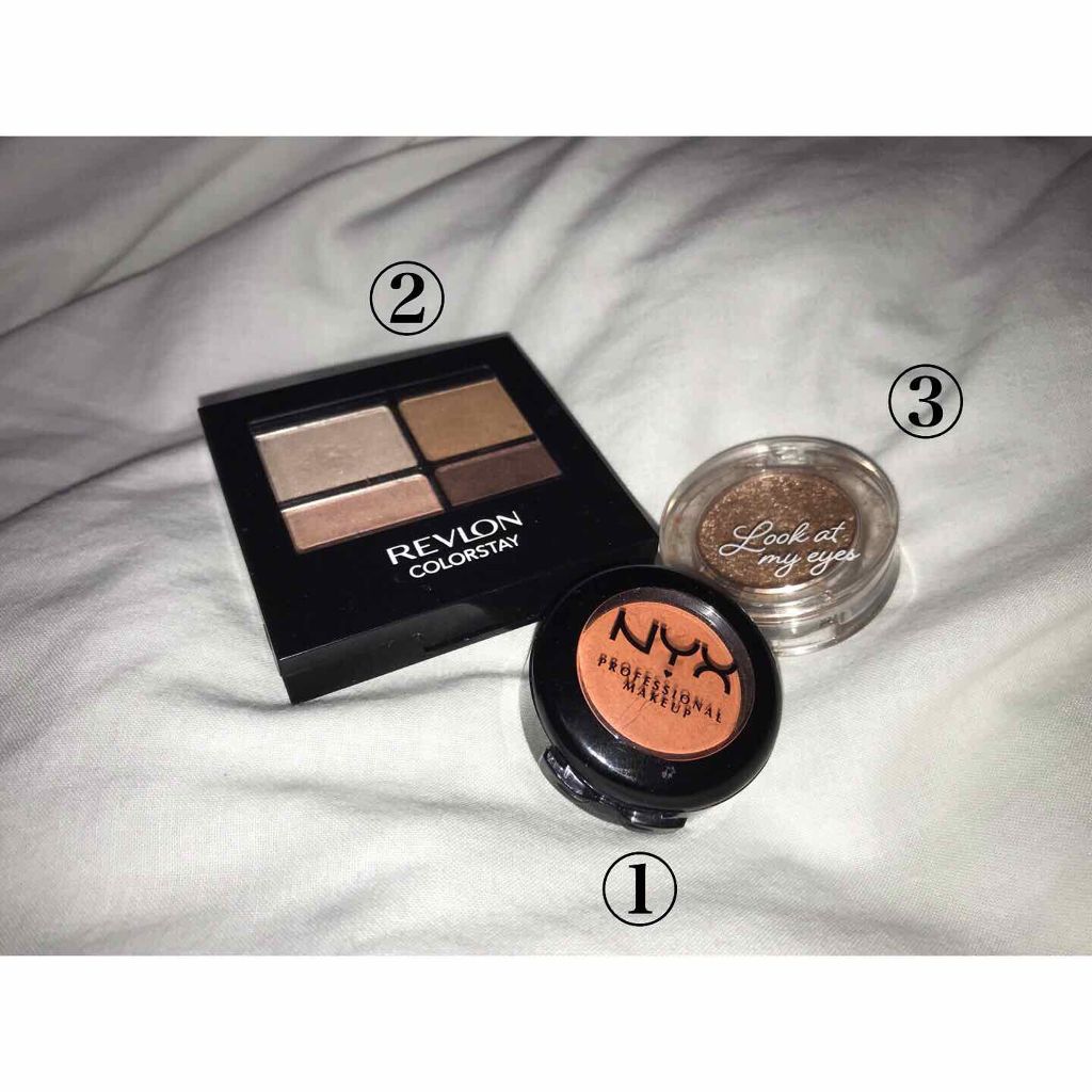 アイグロー シャドウ クワッド N/REVLON/アイシャドウパレットを使ったクチコミ（3枚目）