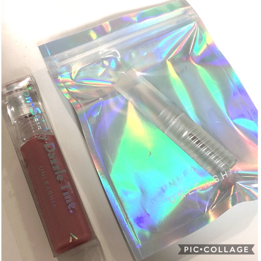 グリッタリーウェブリップバーム/unleashia/リップケアを使ったクチコミ(1枚目)