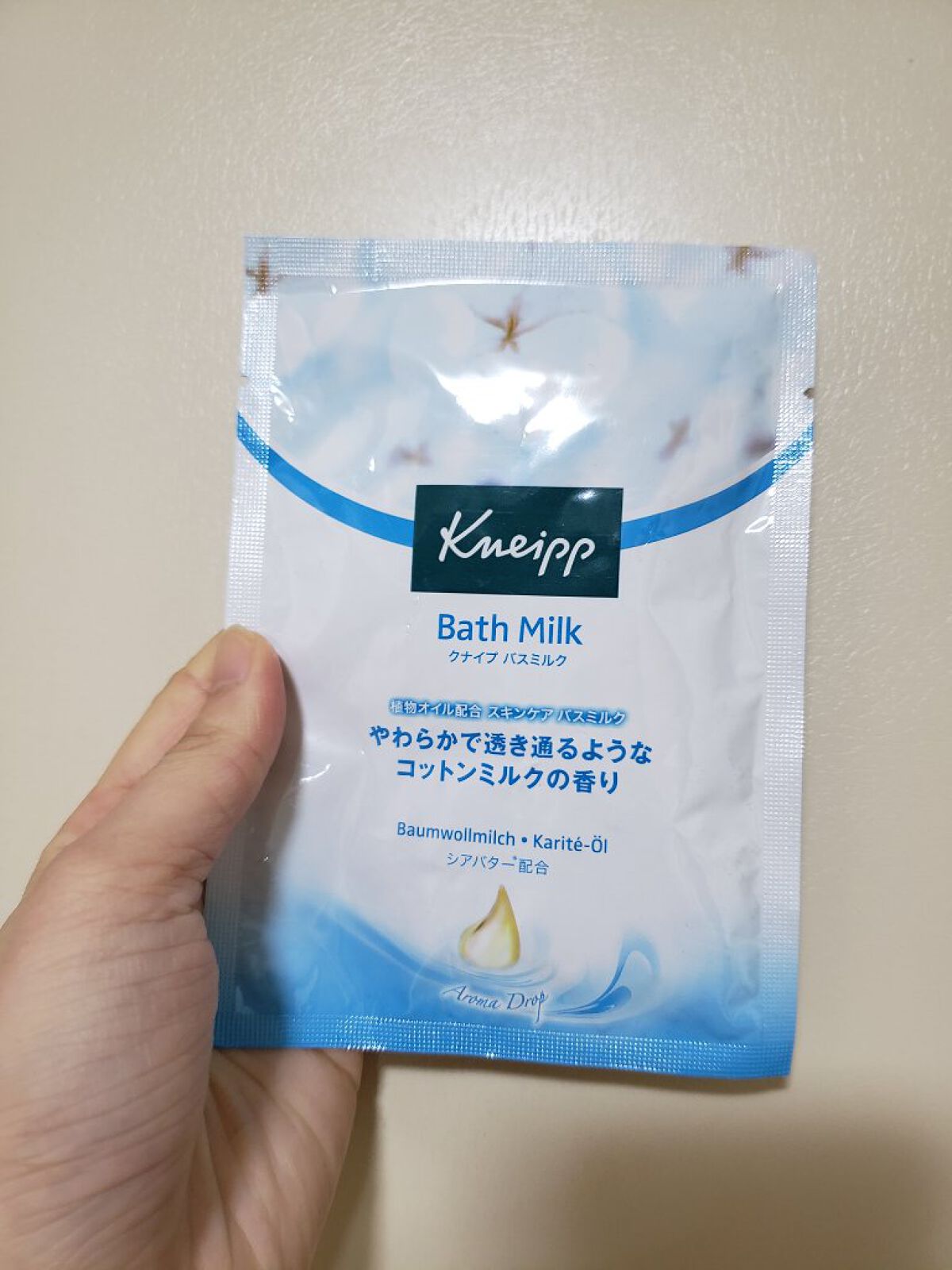 バスミルク コットンミルクの香り 40mL/クナイプ/入浴剤を使ったクチコミ（1枚目）
