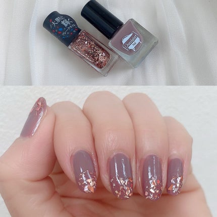 TMショコラティエネイルS/セリア/マニキュアを使ったクチコミ(2枚目)