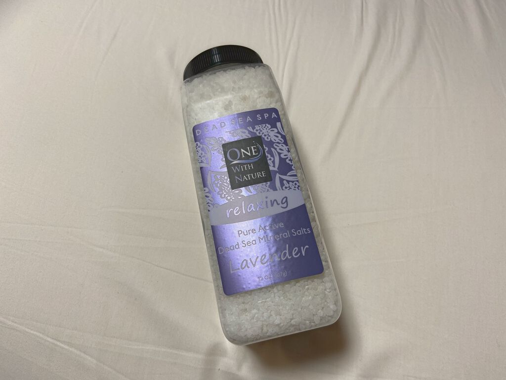 One with Nature 死海ミネラルバスソルト/One with Nature/無機塩系入浴剤を使ったクチコミ（1枚目）