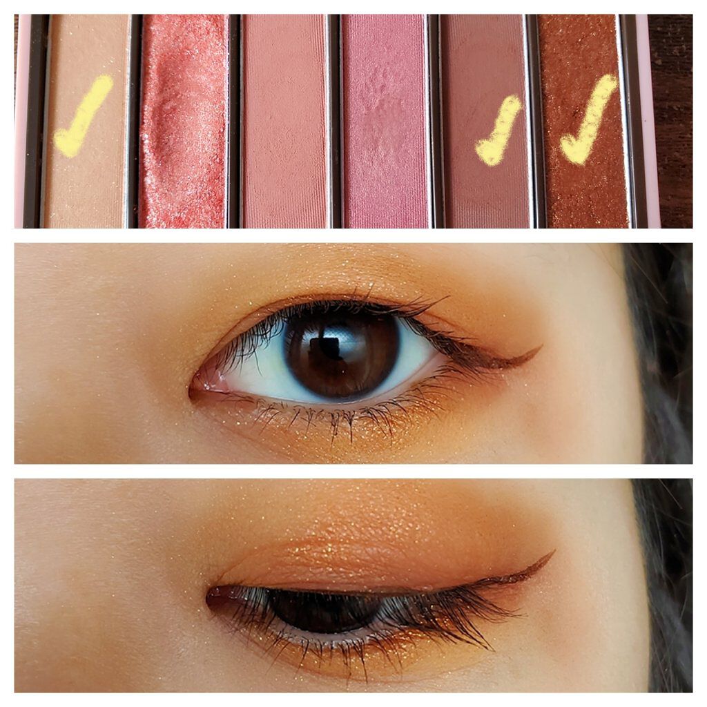 プレイカラーアイズミニ ピーチジェリー/ETUDE/アイシャドウパレットを使ったクチコミ（2枚目）