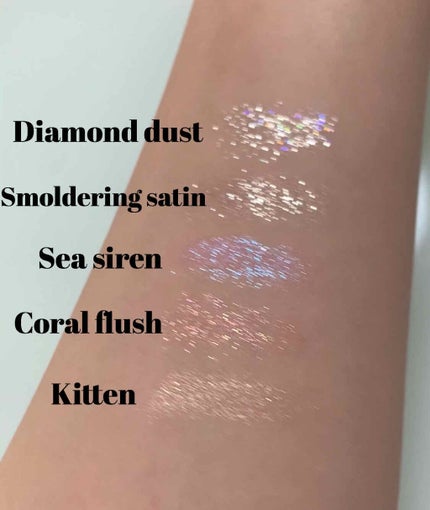 グリッター&グロウ リキッドアイシャドウ/stila/グリッターを使ったクチコミ(2枚目)