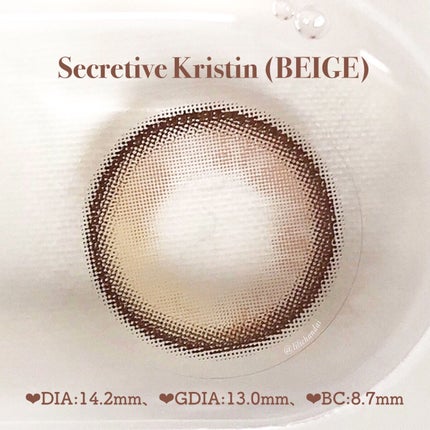 Secretive Kristen/Hapa kristin/カラーコンタクトレンズを使ったクチコミ(3枚目)