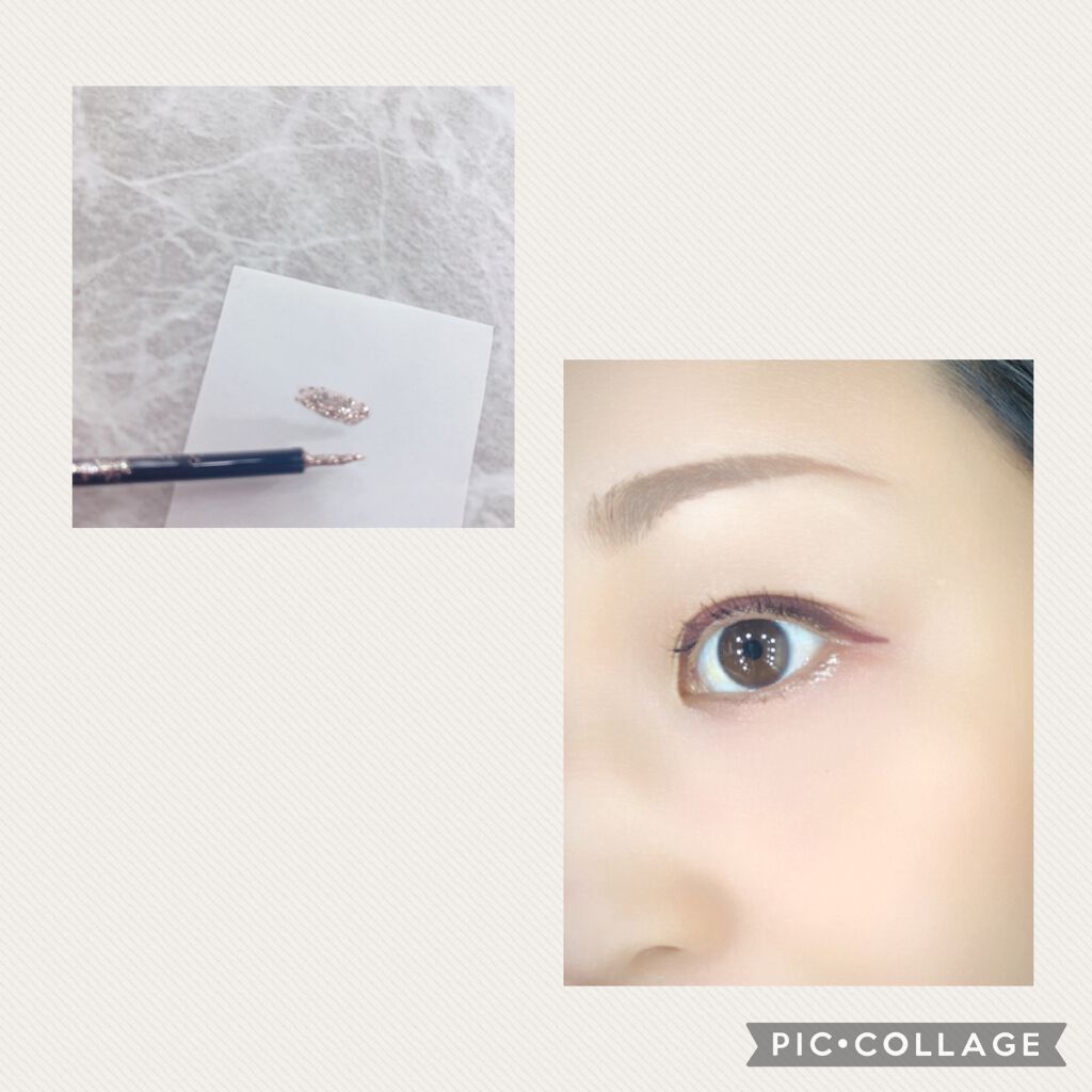 グリッターイルミネーションライナー/CipiCipi/リキッドアイライナーを使ったクチコミ(2枚目)