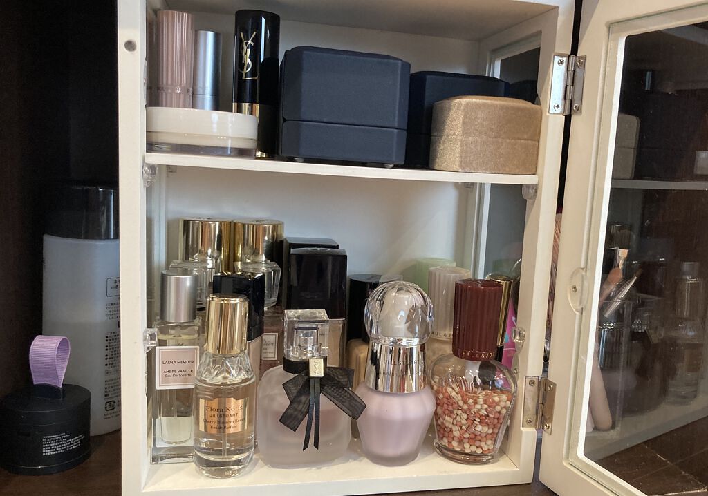 重なるアクリルケース２段引出・大/無印良品/その他化粧小物を使ったクチコミ（2枚目）