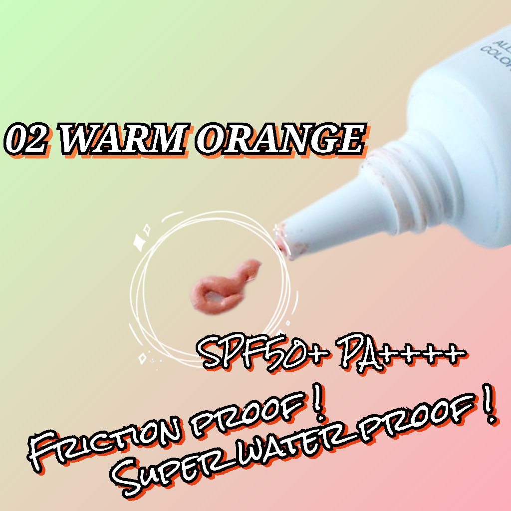 クロノビューティ カラーオンUV チーク 02 ウォームオレンジ/アリィー/日焼け止めクリームを使ったクチコミ（2枚目）